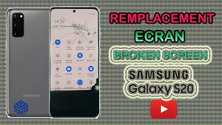 SAMSUNG GALAXY S20 Remplacement / Reparation  Ecran Casse, Broken Screen Glass Professionally.