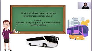 Rəqəmsal məktəb - Azərbaycan dili VI sinif - Hiperonim və hiponim