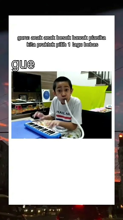 Aku Ketika Disuruh Bawa Pianika Ke Sekolah