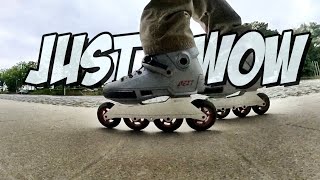 AWESOME SETUP! First Ride with the Endless 90 Trinity + Powerslide Next | Rollerblading Wealth