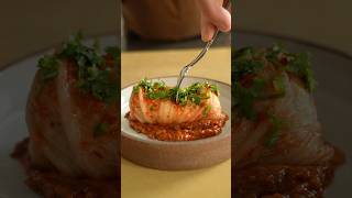STUFFED Cabbage & Pork Rolls (Easy Kimchi Recipe)