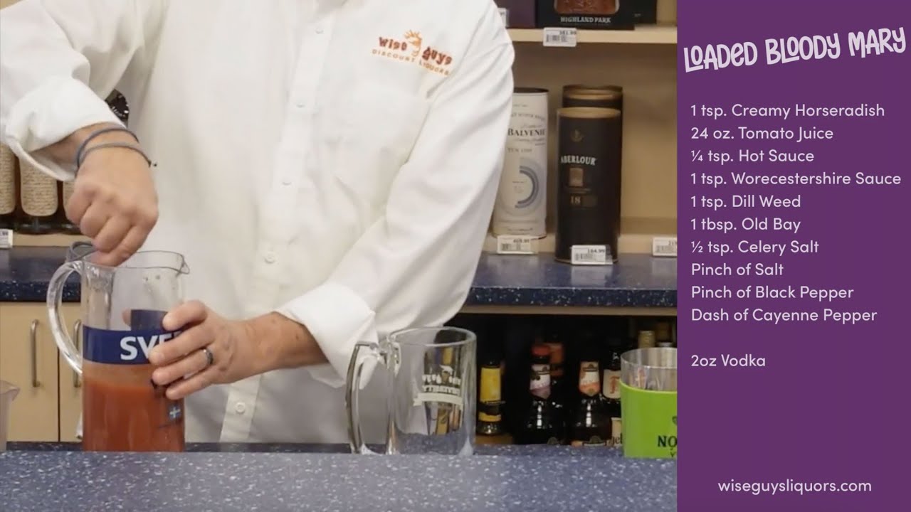 Wise Guys University - Loaded Bloody Mary Tutorial