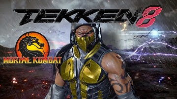 Tekken 8: Mortal Kombat Character Customization scorpion/subzero etc.
