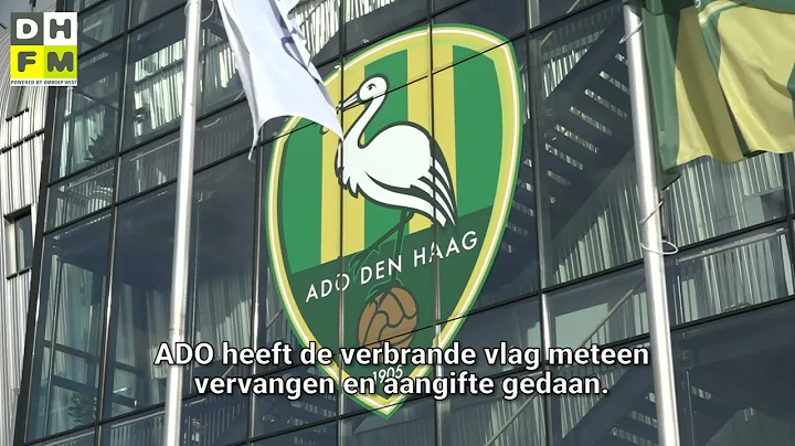 Hooligans steken regenboogvlag bij ADO-stadion • Onstuimig weer op komst