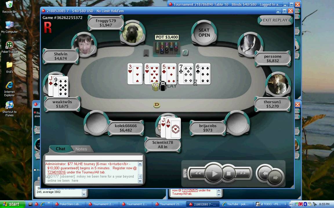 PokerStars Rigged Action Hands Video 32 YouTube