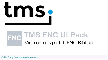 TMS FNC UI Pack Video series part 4 : TMS FNC Ribbon - German Audio
