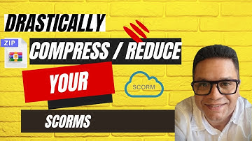 DE7 : Compress / Recompress the SCORM / Elearning file and reduce size drastically  (2x - 10x).