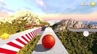 BasketRoll Rolling Ball Game - Level 1-6 and All Levels GamePlay Fullscreen screenshot 4