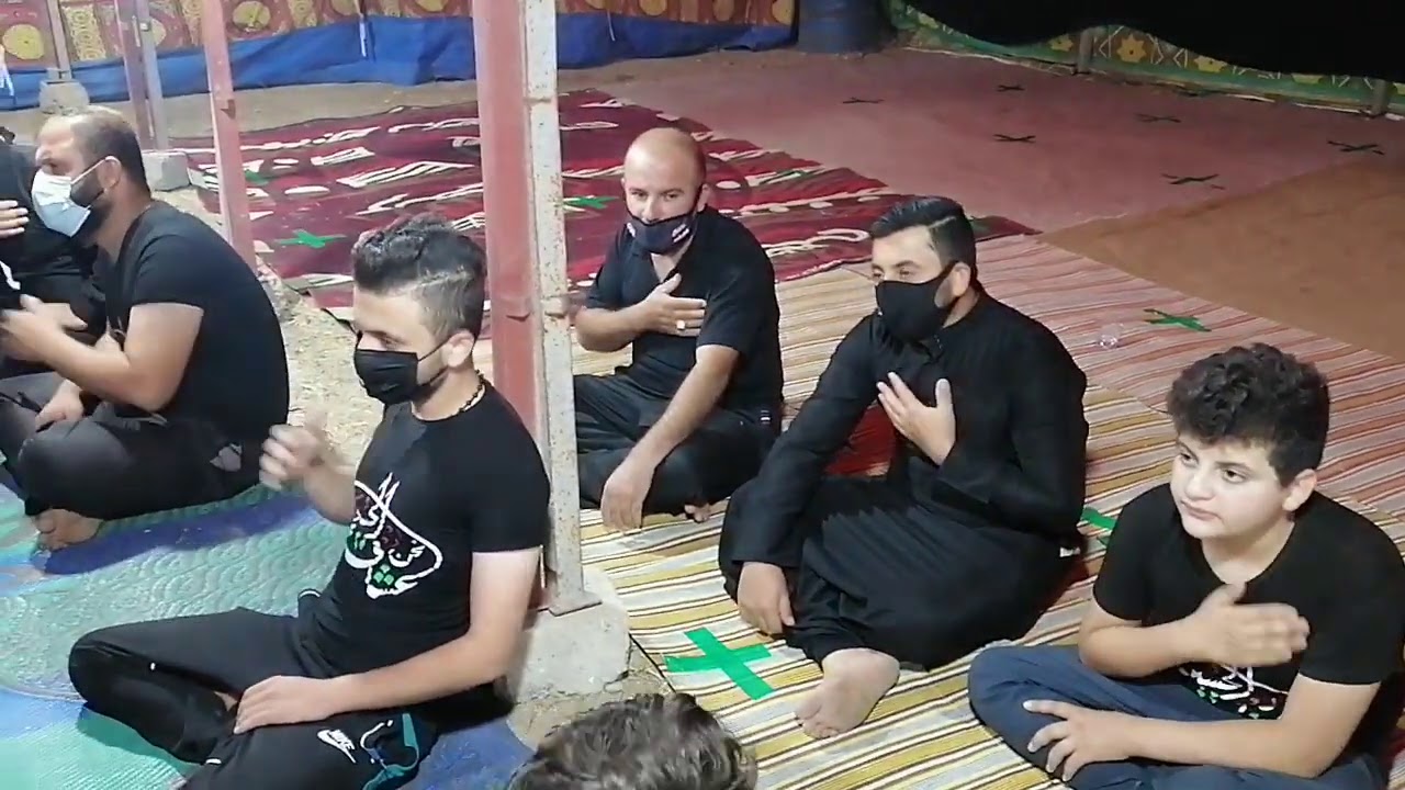 موكب رقية اليتيمة عزاء محرم يوم ٥  الرادود حيدر محمد جمعة ((زينب ماجو هي هوار))