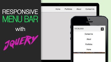 Responsive Navbar Tutorial - HTML5, CSS3, & Jquery
