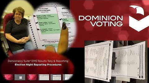 Dominion Voting Machine Demonstration & Tutorial