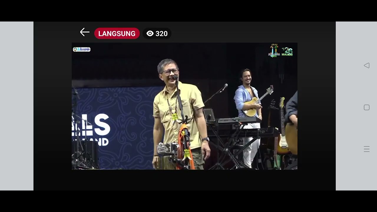 Iwan Fals dalam acara Penutupan Irau ke-11 dan HUT Kab. Malinau ke-26 tahun 2025. Part. 2