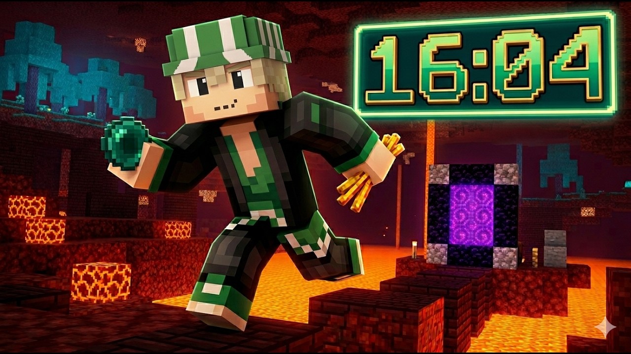 Minecraft SPEEDRUN (PB:16:04)