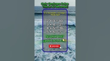 Only Geniuses Solve This in 10 Seconds!