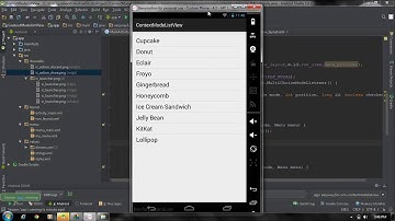 Android Studio Tutorial   27   ListView with Contextual Action Mode