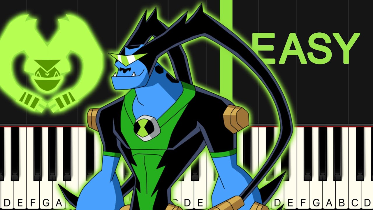 ALL Ben 10 Theme Songs On Piano 