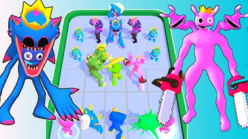 Monster Rampage Merge Rainbow Part 1 - New Merge Game Like Blue Monster Android iOS Gameplay