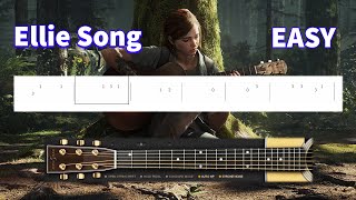 The Last Of Us Part 2 - True Faith (Ellie Song) - EASY Guitar tutorial (TAB)