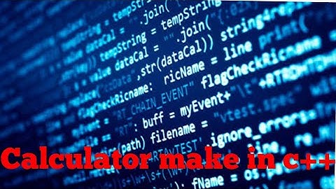 How to make Calculator in c++ (Urdu\Hindi) 2019