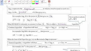 Unit 11 Logarithmic Functions Video 2