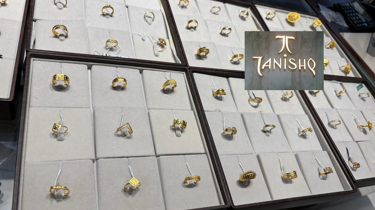 Lightweight Tanishq Best Gold Rings for Daily wear and Offer wear with Priceand Weight 
