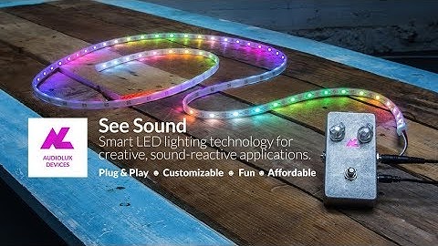 Audiolux One: Smart LED system for sound-reactive visuals | Amazing Technology