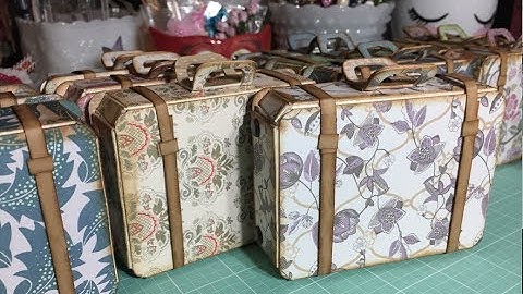 Project Share (Tutorial): Sizzix Scoreboards XL Bag, Suitcase