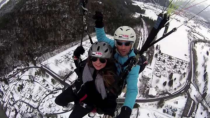 Paragliding in Swiss Alps