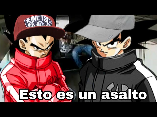 Goku y vegeta asaltan la combi | Saga de latinoamerica - YouTube