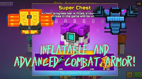 The Difference Between INFLATABLE And ADVANCE COMBAT ARMOR|Pixel Gun 3d