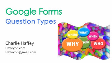 Question Types in Google Forms