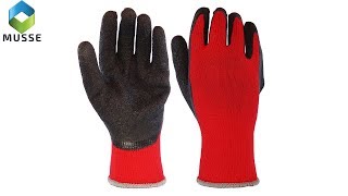 MU-53101rb 10G Latex Coated Gloves