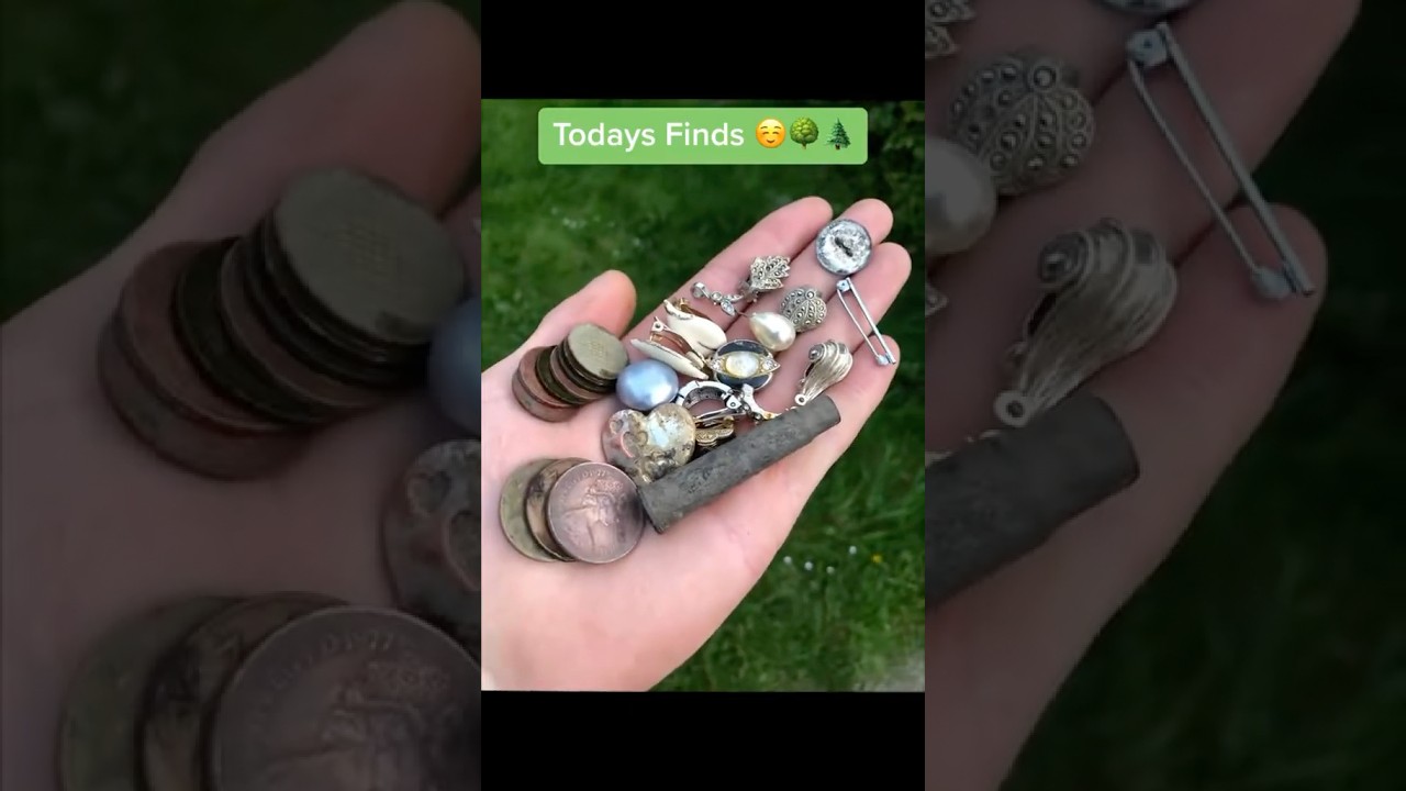 Todays Finds Metal Detecting Yorkshire Silver Jewellery Coins & More Found