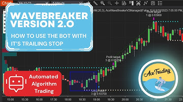 WaveBreaker Version 2.0 Bot - Automated Trading Futures NQ 6A CL ES - ACE Trading - Trailing Stop