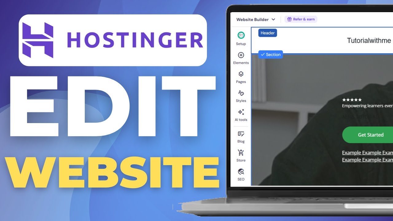 How To Edit Website In Hostinger | Quick tutorial - YouTube