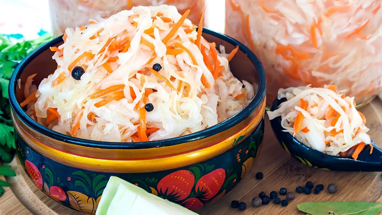 рецепт квашеной капусты с яблоками