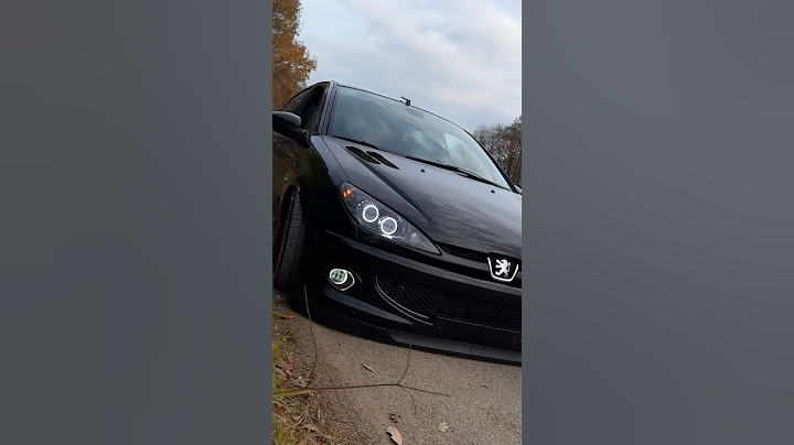 Peugeot 206 Facelift modification with Brembo Tires and Bodykit 😎