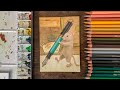 かわいいネズミのイラストメイキング / 透明水彩絵具＋色鉛筆