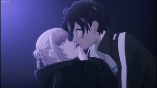 Download lagu Kou accidentally pushes Nazuna on his bed and she teases a kiss ~ Call of the Night ep12