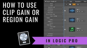 How To Use Clip Gain In Logic