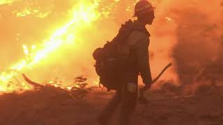 (13 nov 2018) firefighters worked into the night monday trying to
contain a blaze that killed at least 42 people and destroyed 6,700
structures, mostly homes...