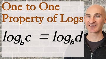 One-to-One Property to Solve Logarithmic Equations