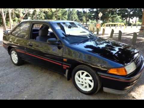 1991 Ford Laser Kf2 Tx3 Black 5 Speed Manual Hatchback