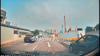 18oct2026 bukit timah road #SLW9927D mazda 3 upset at camcar for not giving way