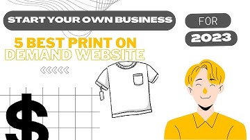 5 Best print on demand websites 🤑🤑 #printondemand #printondemand2023