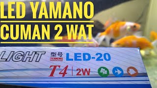 Review Lampu Akuarium Yamano P1000. 