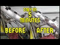 How to polish aluminum to a mirror finish without power tools!