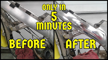 How to Polish Aluminum to a Mirror Finish without Power Tools or Sand Paper!