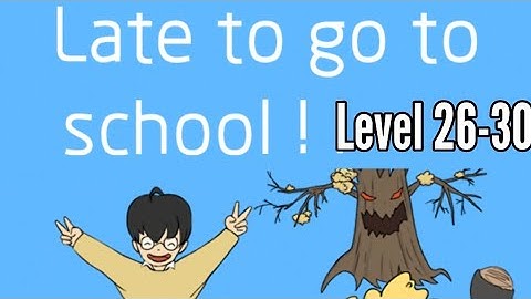 Late To Go To School Day 26 27 28 29 30 Level Android iOS Walkthrough Solution