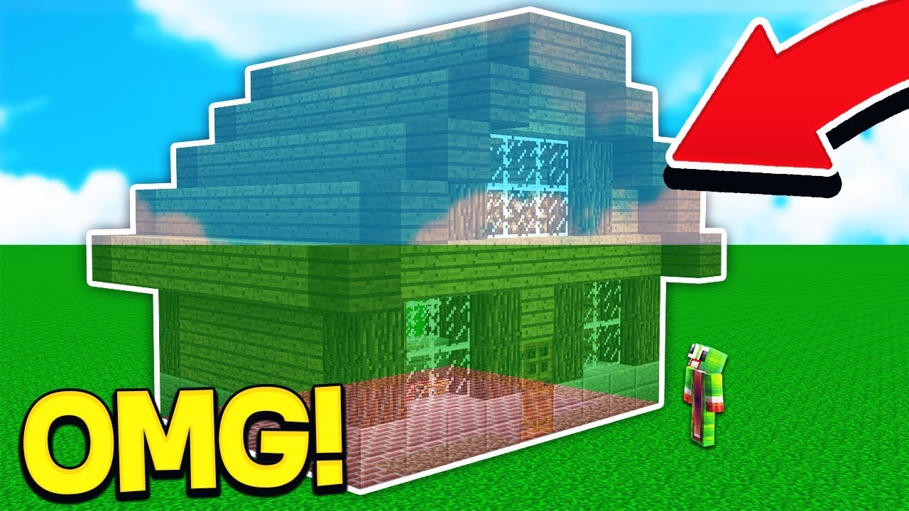 TURNING UNSPEAKABLEGAMINGS HOUSE INVISIBLE! (Minecraft TROLL SMP 7